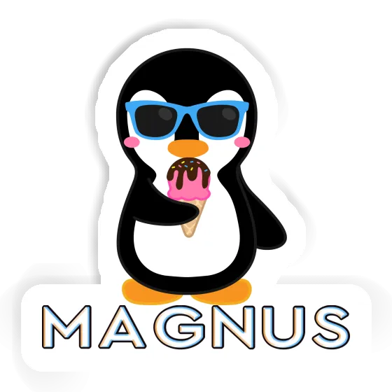 Magnus Sticker Penguin Notebook Magnus Sticker Penguin Gift package Image