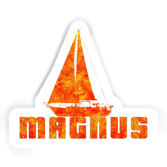 Sticker Sailboat Magnus Image