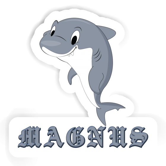 Magnus Sticker Shark Notebook Image