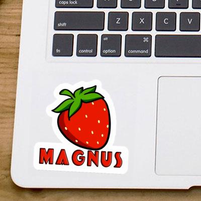 Erdbeere Sticker Magnus Notebook Image