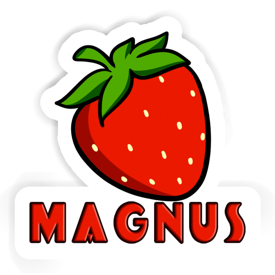 Erdbeere Sticker Magnus Image