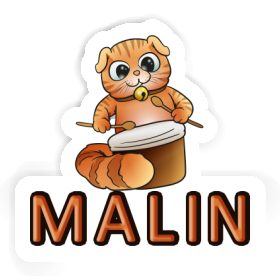 Malin Sticker Drummer Image