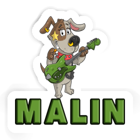 Sticker Malin Guitarist Image