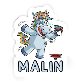 Sticker Malin Unicorn Image