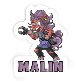 Sticker Malin Rocking Unicorn Image