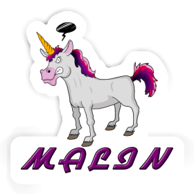 Sticker Malin Angry Unicorn Image