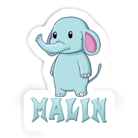 Elephant Sticker Malin Image
