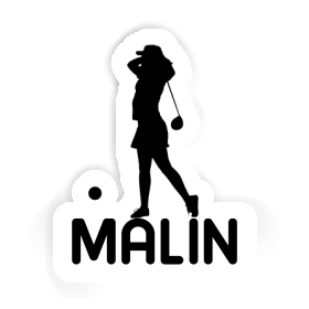 Sticker Malin Golfer Image