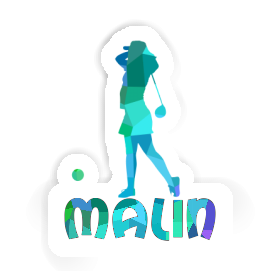 Golfer Sticker Malin Image