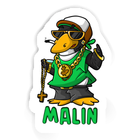 Sticker Malin Hip-Hop Penguin Image