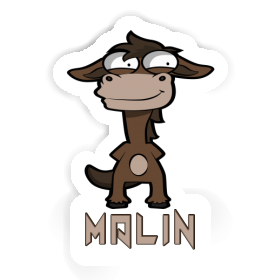 Standing Horse Sticker Malin Image