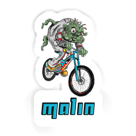 Sticker Downhill Biker Malin Image