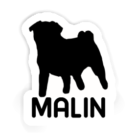 Malin Sticker Pug Image