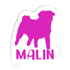 Sticker Malin Pug Image