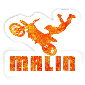 Sticker Motocross Rider Malin Image