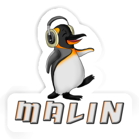 Sticker Malin Music Penguin Image