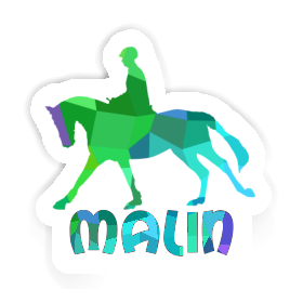 Sticker Malin Horse Rider Image