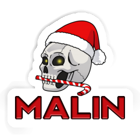 Malin Sticker Skull Image