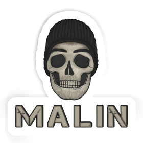 Skull Sticker Malin Image