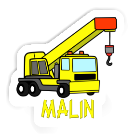 Malin Sticker Truck crane Image