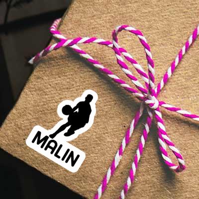 Malin Sticker Basketball Player Notebook Malin Sticker Basketball Player Gift package Image