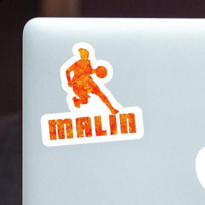 Sticker Malin Basketball Player Notebook Sticker Malin Basketball Player Gift package Image