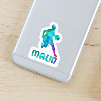 Malin Sticker Basketball Player Laptop Malin Sticker Basketball Player Laptop Image