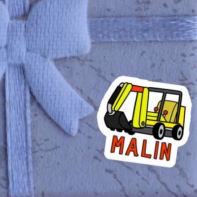 Sticker Malin Mini-Excavator Notebook Sticker Malin Mini-Excavator Notebook Image