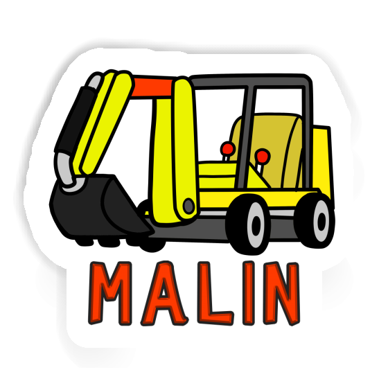 Sticker Malin Mini-Excavator Notebook Sticker Malin Mini-Excavator Gift package Image