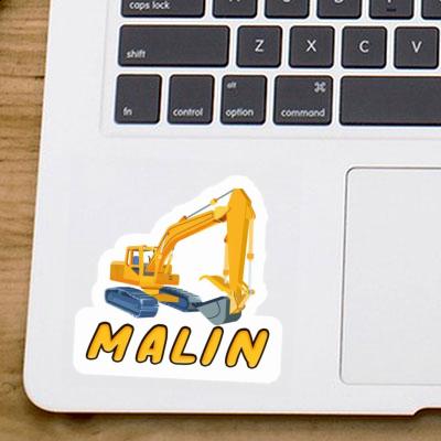 Excavator Sticker Malin Laptop Excavator Sticker Malin Laptop Image