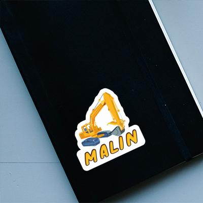 Excavator Sticker Malin Notebook Excavator Sticker Malin Notebook Image