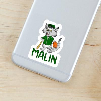 Sticker Baseball Cat Malin Laptop Sticker Baseball Cat Malin Laptop Image