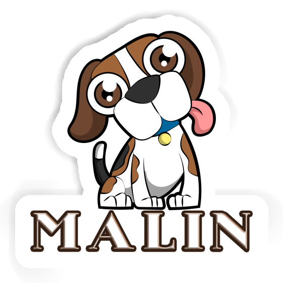 Beagle Dog Sticker Malin Laptop Beagle Dog Sticker Malin Laptop Image