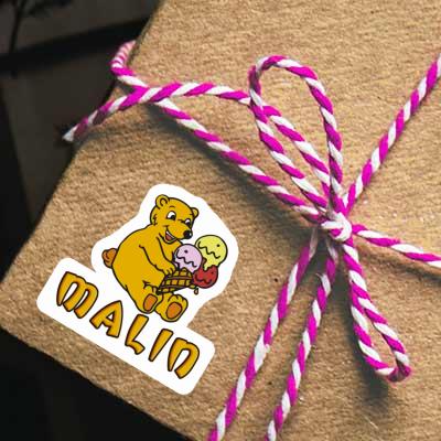 Malin Sticker Bear Notebook Malin Sticker Bear Gift package Image