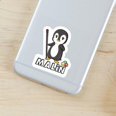 Sticker Billiards Player Malin Laptop Sticker Billiards Player Malin Laptop Image