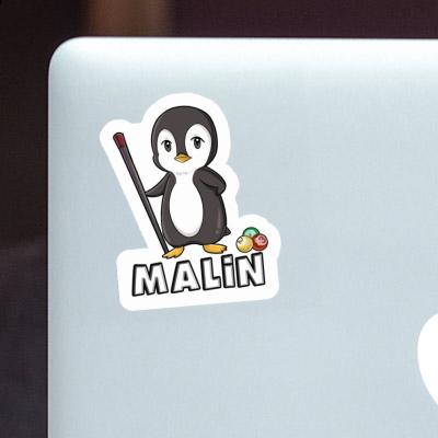 Autocollant Malin Joueur de billard Notebook Autocollant Malin Joueur de billard Notebook Image