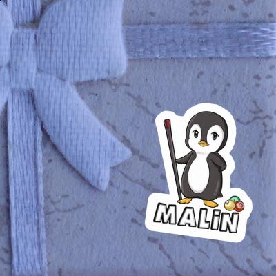 Sticker Billiards Player Malin Notebook Sticker Billiards Player Malin Gift package Image