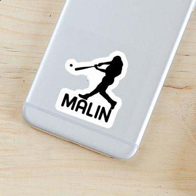 Sticker Malin Baseball Player Notebook Sticker Malin Baseball Player Notebook Image
