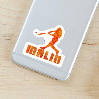 Malin Aufkleber Baseballspieler Laptop Malin Aufkleber Baseballspieler Laptop Image