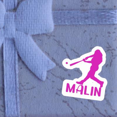 Malin Sticker Baseball Player Laptop Malin Sticker Baseball Player Laptop Image