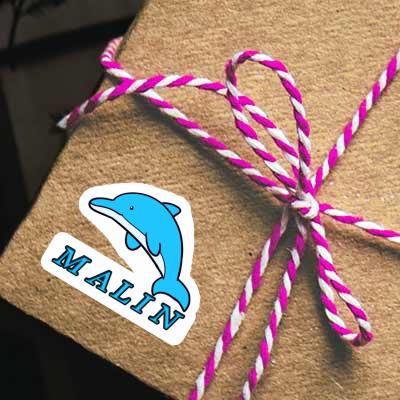Aufkleber Delphin Malin Notebook Aufkleber Delphin Malin Gift package Image