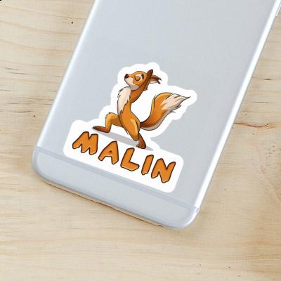 Yoga Squirrel Sticker Malin Notebook Yoga Squirrel Sticker Malin Notebook Image