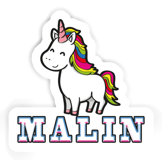Malin Sticker Unicorn Notebook Malin Sticker Unicorn Gift package Image