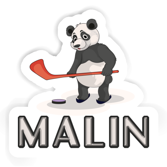 Sticker Ice Hockey Panda Malin Sticker Ice Hockey Panda Malin Image