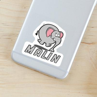 Jumping Elephant Sticker Malin Notebook Jumping Elephant Sticker Malin Gift package Image