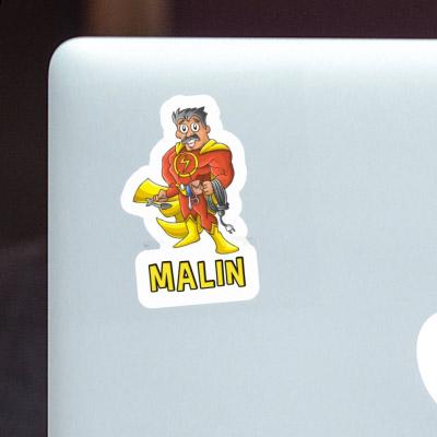 Sticker Electrician Malin Laptop Image