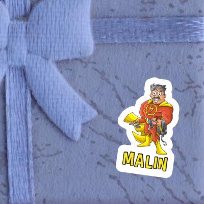Sticker Electrician Malin Gift package Image