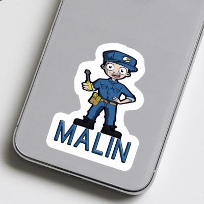 Sticker Electrician Malin Notebook Sticker Electrician Malin Notebook Image