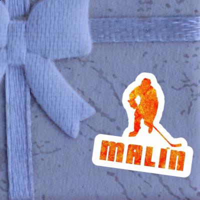 Malin Sticker Hockey Player Malin Sticker Hockey Player Image