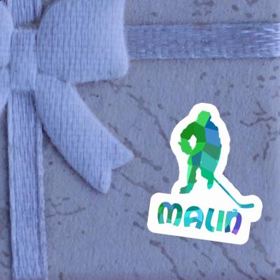 Sticker Malin Hockey Player Gift package Image